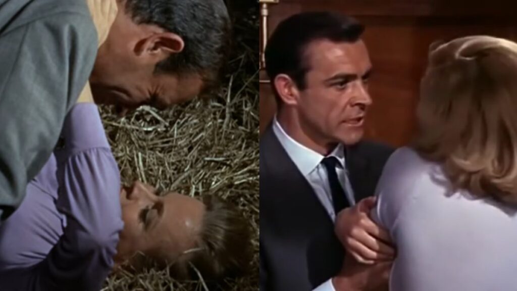 Merged snippets of scenes from the James Bond Franchise.