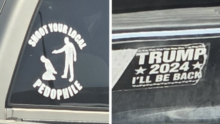 Trump Supporter Makes ‘Threat Against the President’ With His Questionable Truck Sticker