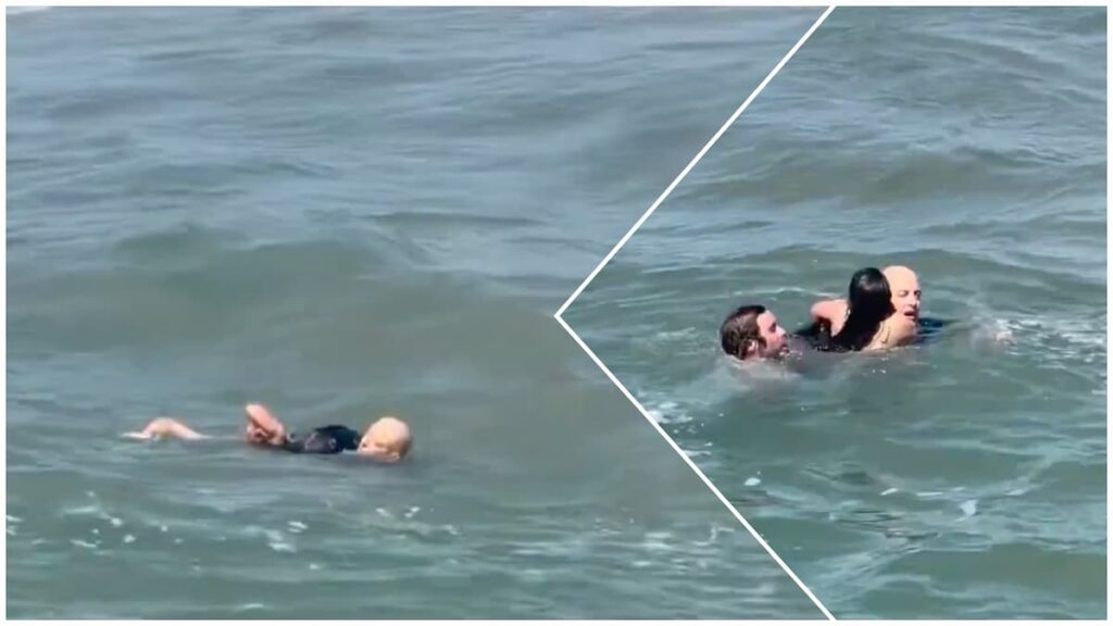 California surfer saves drowning kid