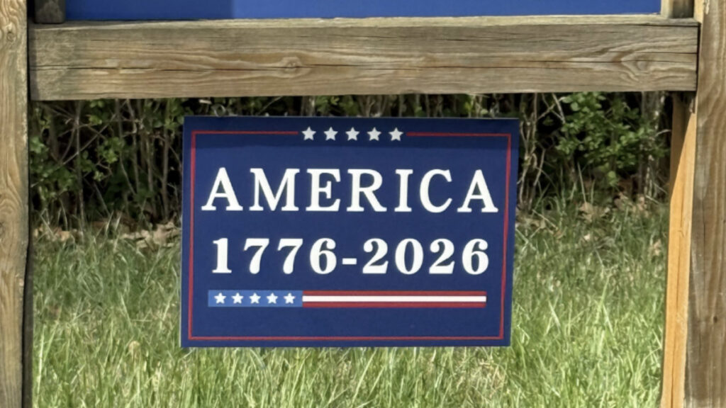 America 1776–2026 Sign Sparks Reddit Debate Over 250th Anniversary Symbolism: ‘America Died a While Ago’ America 1776–2026 Sign Sparks Reddit Debate Over 250th Anniversary Symbolism