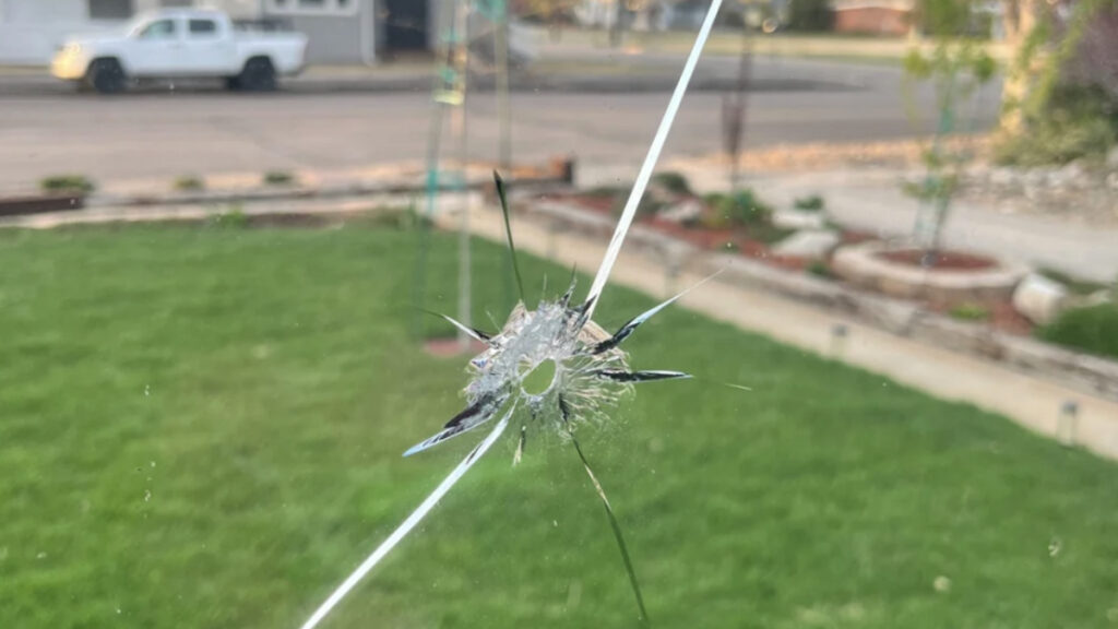 Colorado Home Shattered Window