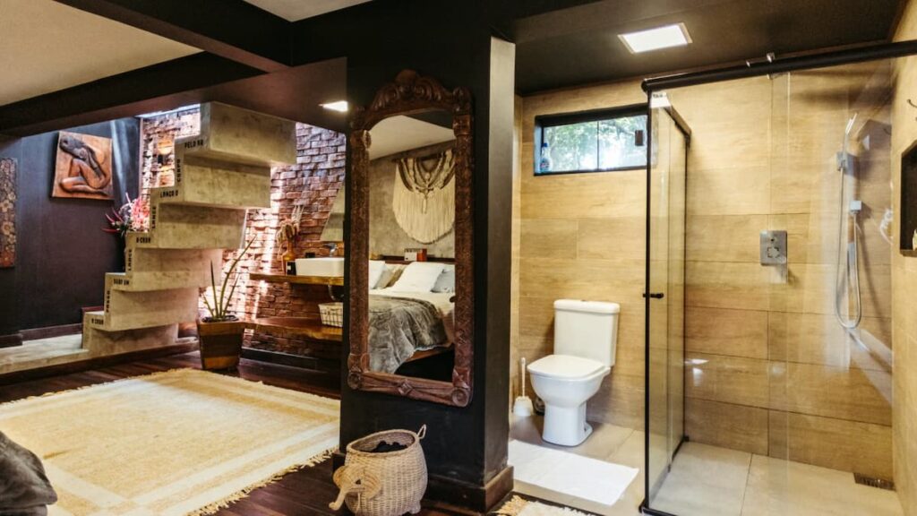 Airbnb shower