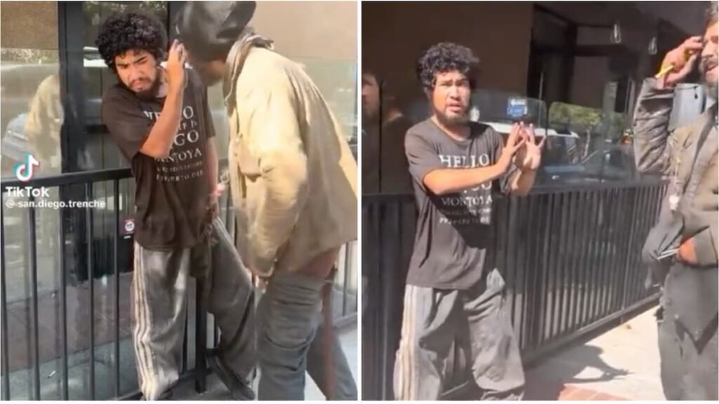 San Diego confrontation outside restaurant