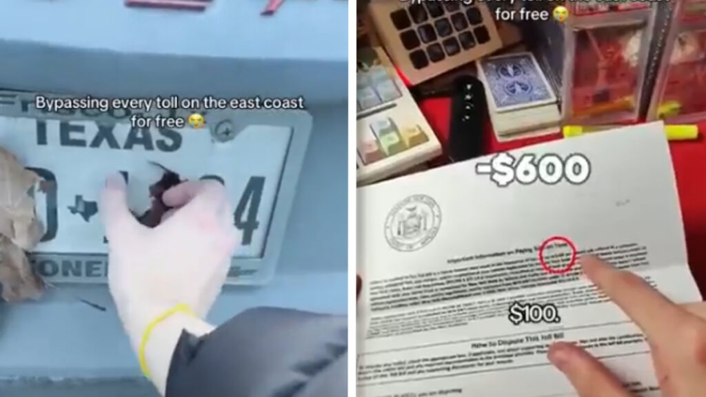 Texas Driver Covers License Plate With Leaves to Avoid Tolls, Gets $600 in Fines: ‘How is that even legal?’ Texas Driver Covers License Plate With Leaves to Avoid Tolls, Gets $600 in Fines