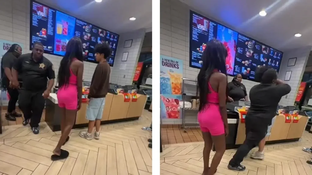 Texas McDonald’s Security Guard Drags Customer Out in Viral Video, Sparking Debate: ‘Hope He Got That Money Back’ texas McDonalds guard dragging customer