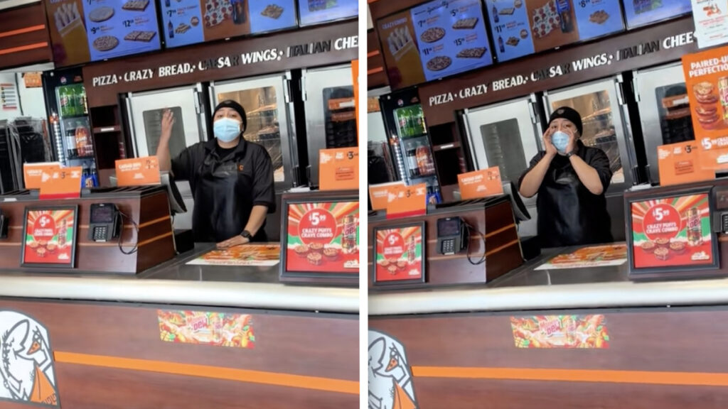 Mom Goes Viral After Little Caesars Cashier Refuses 60 Cent Shortfall in California: ‘Can’t Expect Employees To Overlook a Policy’ Mom Goes Viral After Little Caesars Cashier Refuses 60 Cent Shortfall in California