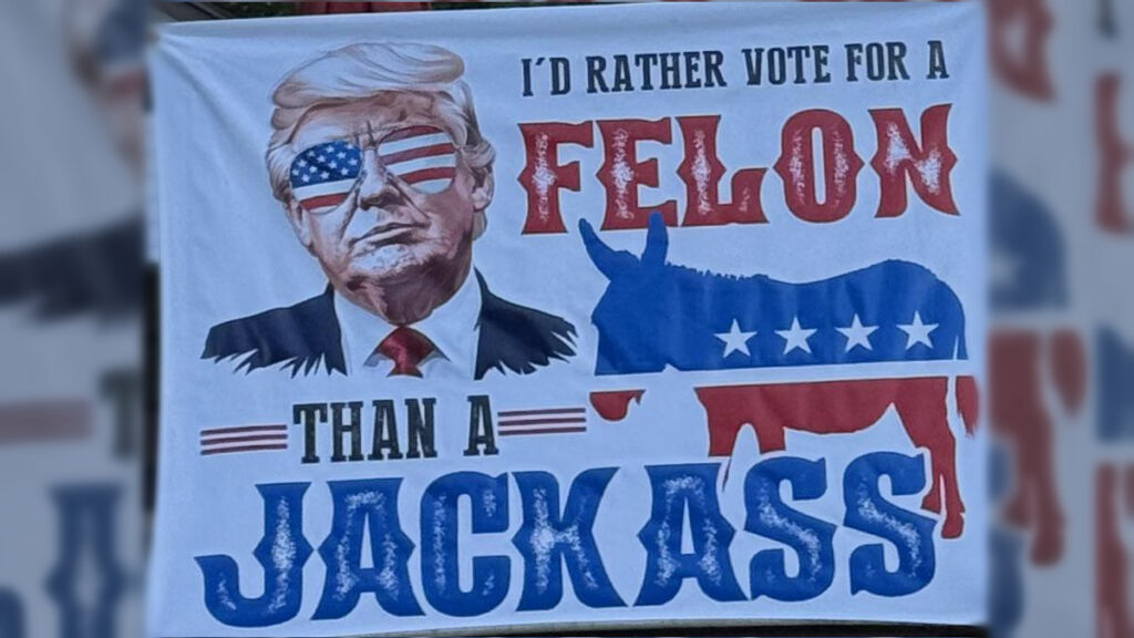 Trump Felon Sign at Alleged Pennsylvania Trailer Park Sparks Debate
